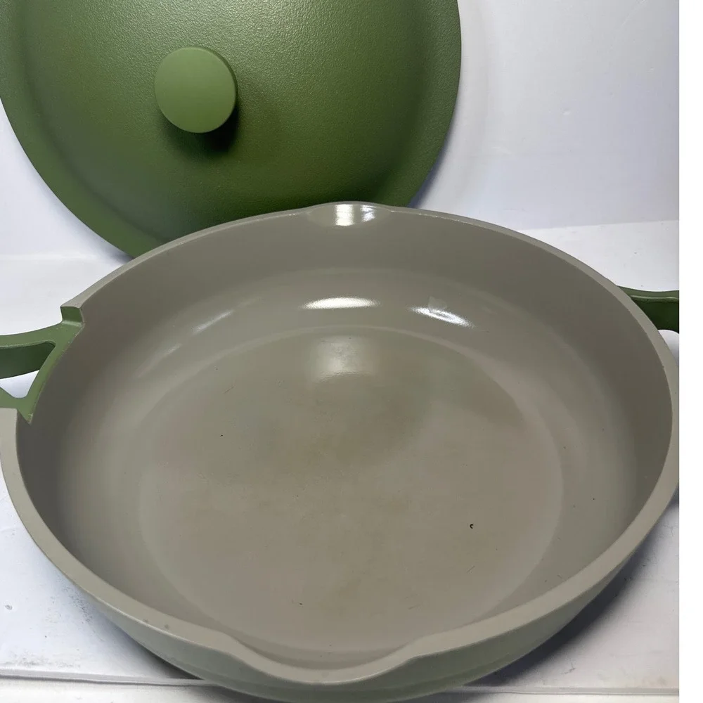 Our Place Always Pan Sage Green 10in Nonstick Ceramic Skillet with Lid Good